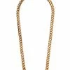 Moschino logo-lettering chain necklace
