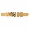 Moschino logo-lettering hair clip