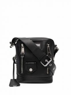 Moschino biker-style crossbody bag