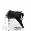 Moschino logo-patch crossbody bag