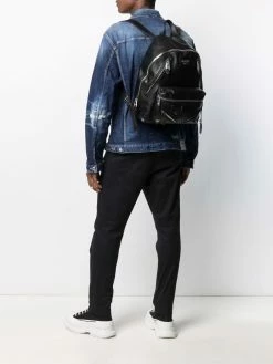 Moschino biker-style backpack