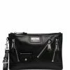 Moschino biker-style clutch bag
