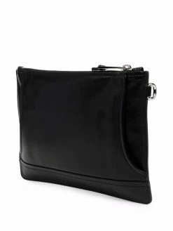 Moschino biker-style clutch bag