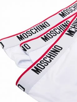 Moschino logo-waistband three-pack briefs