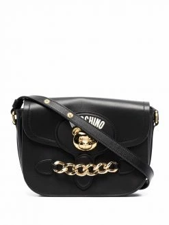 Moschino Teddy logo-print shoulder bag