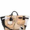 Moschino patchwork leather top-handle bag