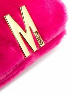 Moschino logo-plaque crossbody bag