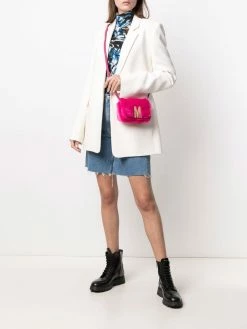 Moschino logo-plaque crossbody bag