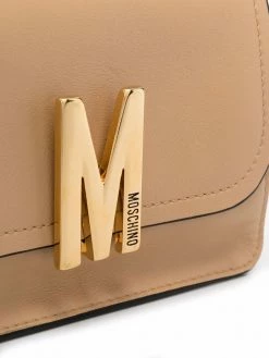 Moschino M-plaque crossbody bag