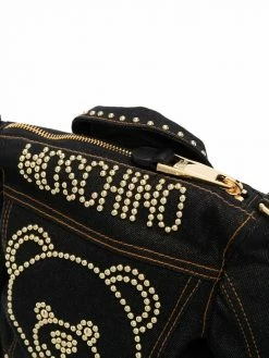 Moschino denim jacket crossbody bag