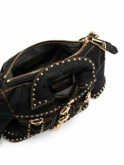 Moschino denim jacket crossbody bag