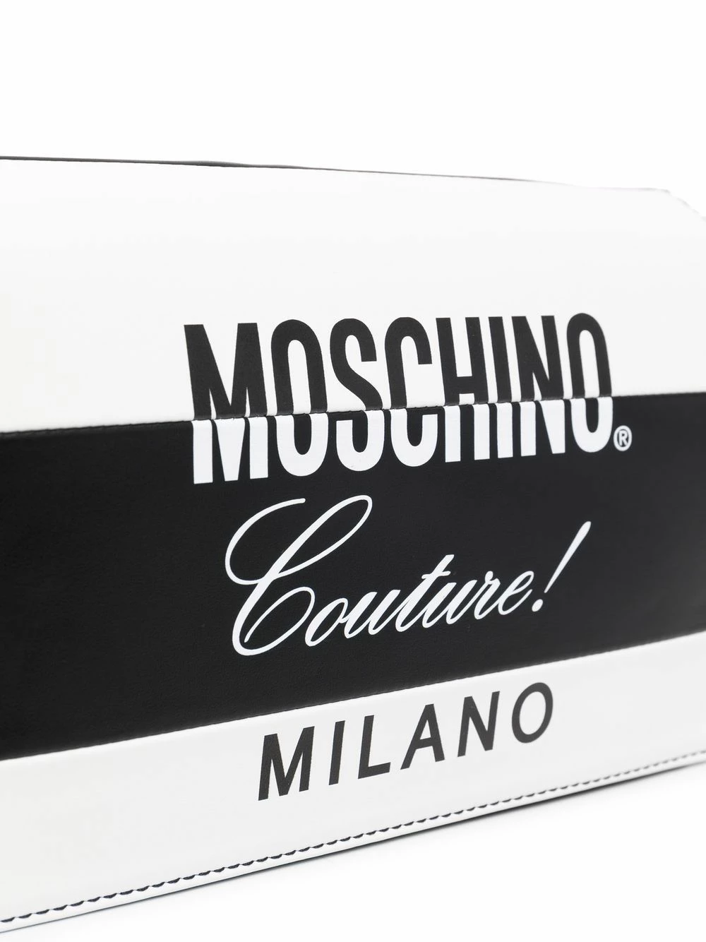 Outlet ๐ฅฐ Moschino Two tone logo print crossbody bag ๐ฅ 6 Moschino two-tone logo-print crossbody bag