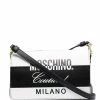 Moschino two-tone logo-print crossbody bag