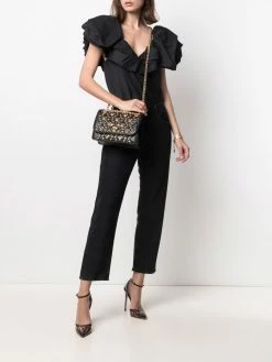 Moschino stud-embellished crossbody bag