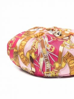 Moschino baroque-print Teddy cap