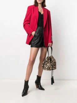 Moschino leopard-print bucket bag