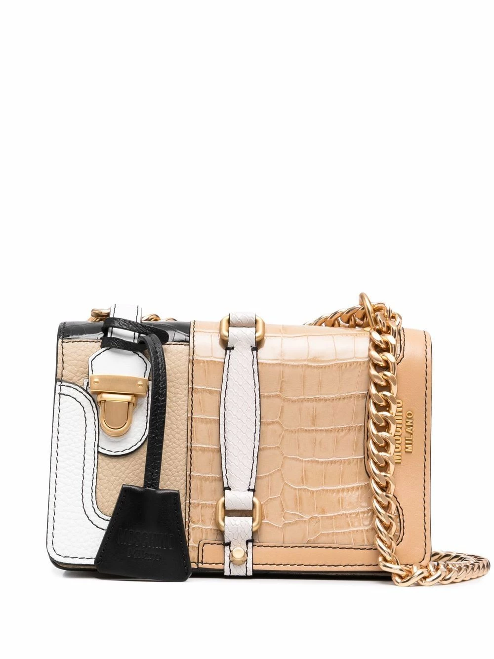 Flash Sale ๐ Moschino Patchwork leather shoulder bag ๐ 3 Moschino patchwork leather shoulder bag