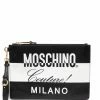 Moschino Moschino Couture two-tone clutch