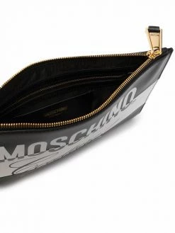 Moschino Moschino Couture two-tone clutch