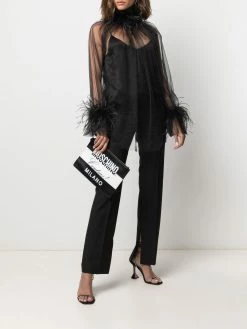 Moschino Moschino Couture two-tone clutch