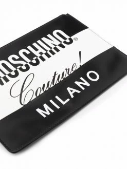 Moschino Moschino Couture two-tone clutch