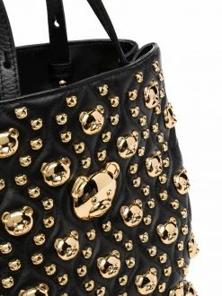 Moschino Toy Teddy leather tote