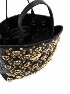 Moschino Toy Teddy leather tote