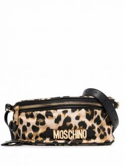 Moschino leopard-print belt bag
