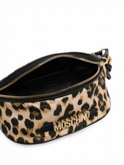 Moschino leopard-print belt bag