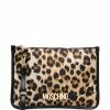 Best reviews of 💯 Moschino Logo lettering leopard print clutch bag 😉 2 Moschino logo lettering leopard-print clutch bag