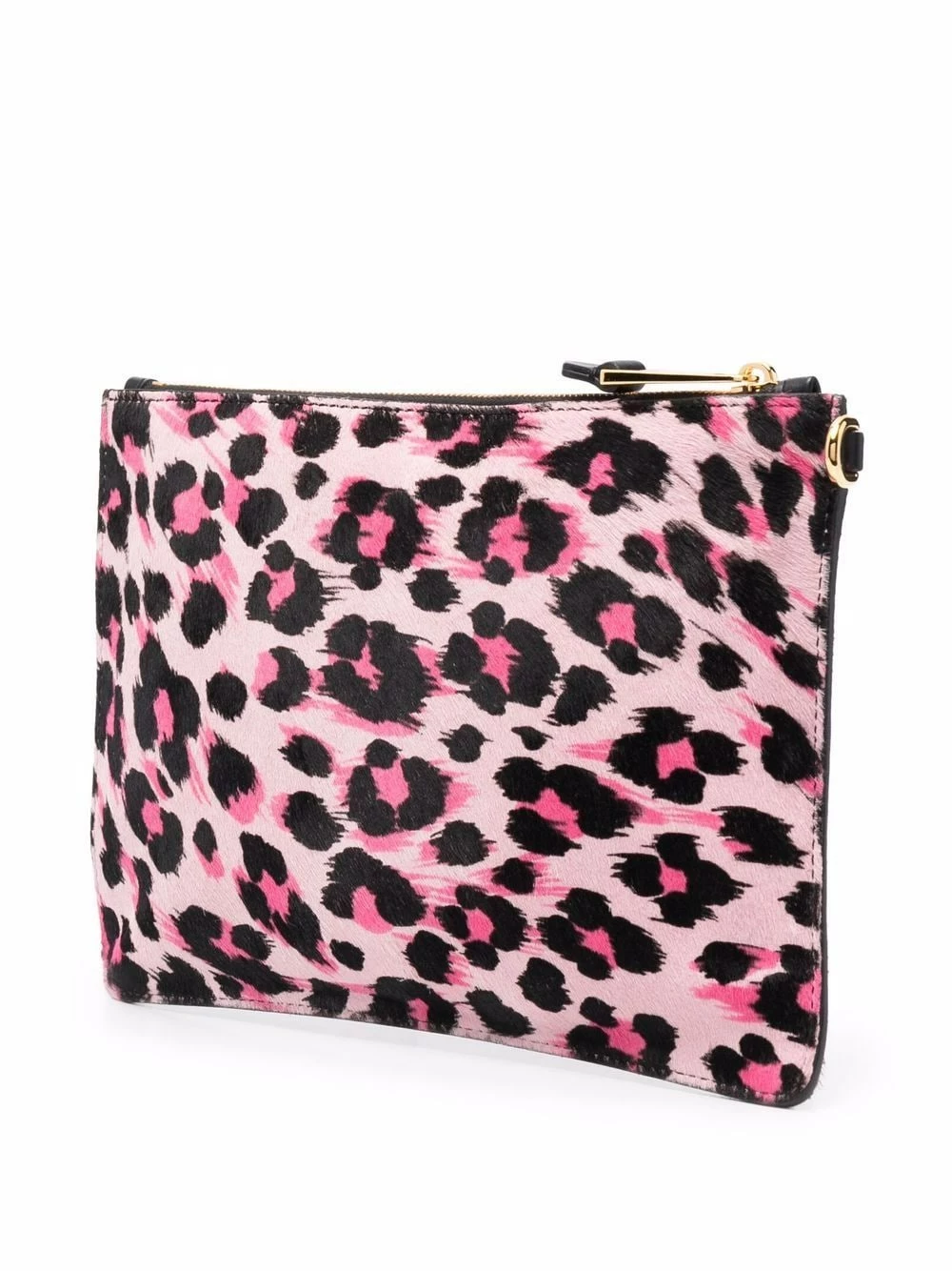 Buy ๐ Moschino Leopard print calf hair clutch ๐ 5 Moschino leopard-print calf hair clutch