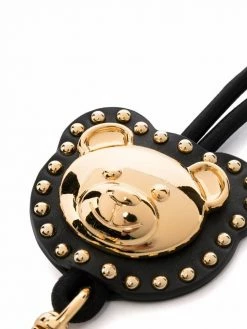 Moschino Teddy logo bukle keychain