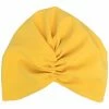 Moschino gathered turban-style cap