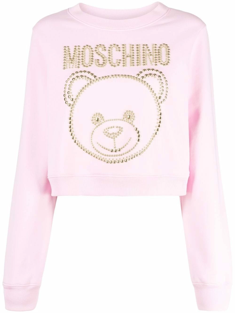 Budget ๐ฅฐ Moschino Studded Teddy cropped sweatshirt ๐ 3 Moschino studded Teddy cropped sweatshirt