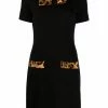 Moschino leopard-print knitted minidress