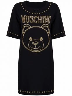 Moschino studded Teddy Bear T-shirt dress