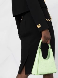 Moschino Teddy Bear buttons midi skirt