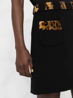 Coupon 🌟 Moschino Leopard print miniskirt ❤️ 10 Moschino leopard-print miniskirt