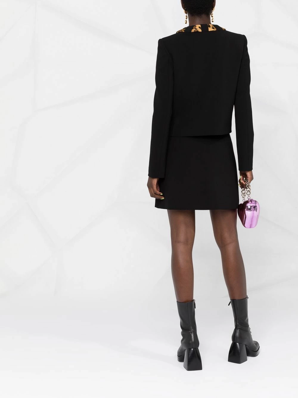 Coupon 🌟 Moschino Leopard print miniskirt ❤️ 6 Moschino leopard-print miniskirt