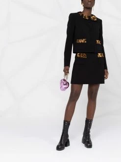 Moschino leopard-print miniskirt