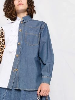 Best Pirce ๐ Moschino Colour blocked cotton ๐ shirt ๐ฅ 12 Moschino colour-blocked cotton shirt