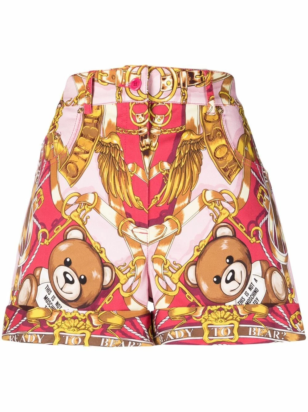 Hot Sale ๐ฅฐ Moschino Teddy Scarf high waisted shorts โจ 3 Moschino Teddy Scarf high-waisted shorts