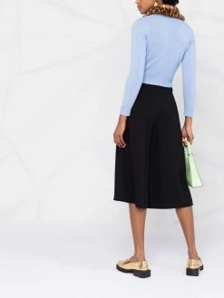 Moschino wide-leg culotte trousers