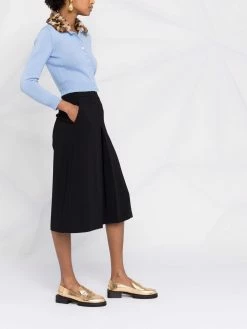 Moschino wide-leg culotte trousers