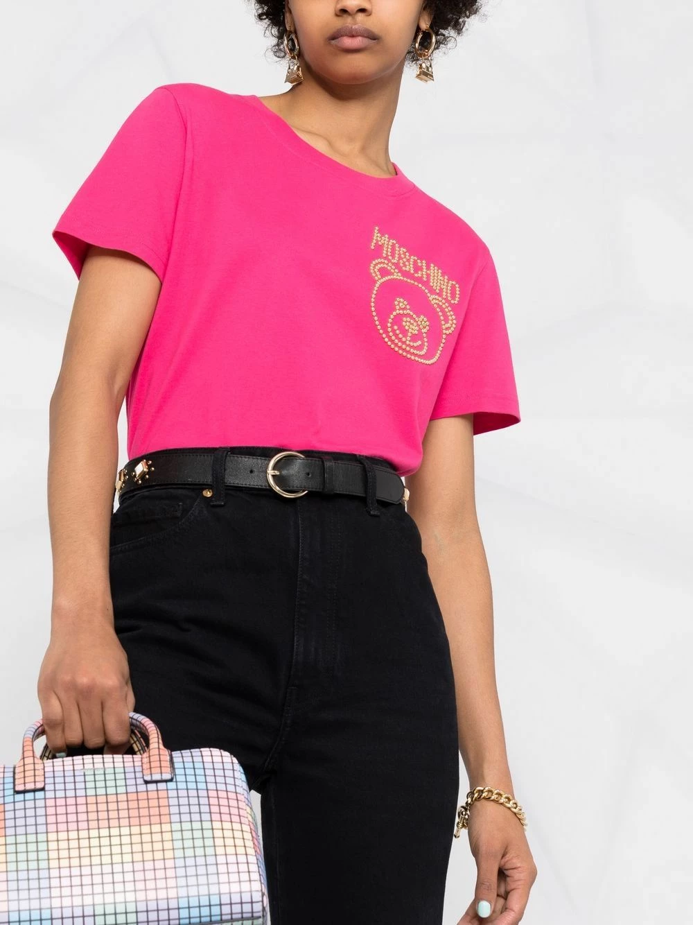 New ๐คฉ Moschino Teddy Studs T ๐ shirt ๐ฅฐ 7 Moschino Teddy Studs T-shirt