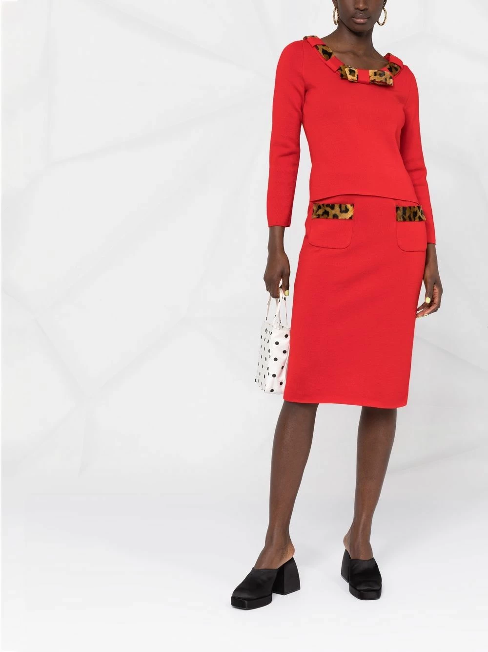 Best deal ๐ Moschino Leopard print knitted top โค๏ธ 4 Moschino leopard-print knitted top