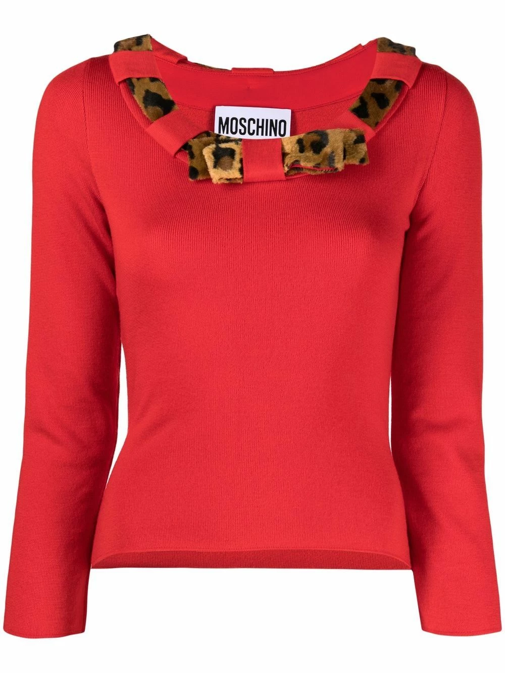Best deal ๐ Moschino Leopard print knitted top โค๏ธ 3 Moschino leopard-print knitted top