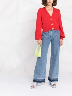 Moschino Teddy Bear-buttons cardigan