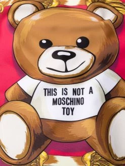 Moschino Teddy Scarf print swimsuit