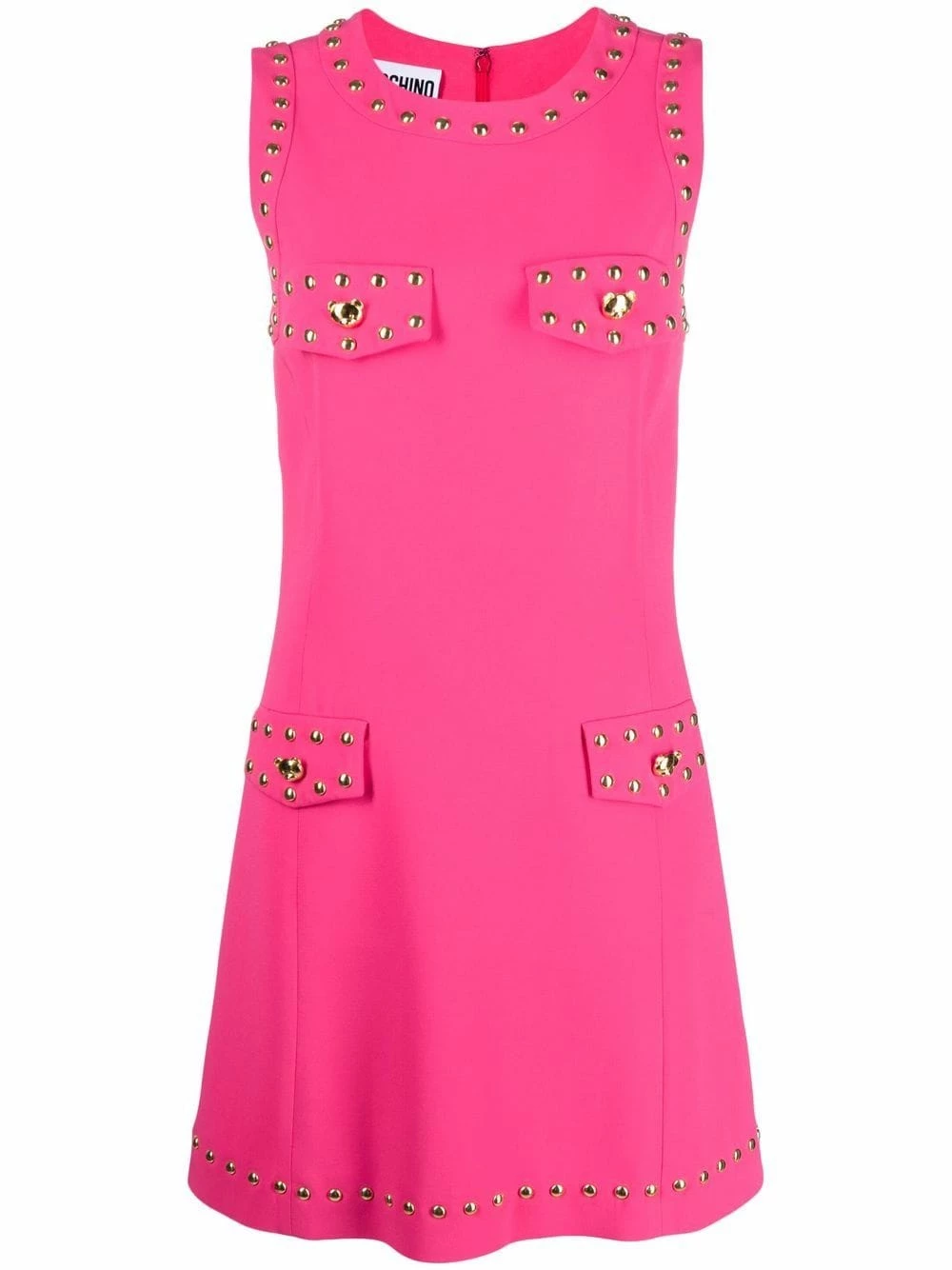 New ๐ Moschino Teddy Bear buttons sleeveless ๐ dress ๐ 3 Moschino Teddy Bear-buttons sleeveless dress